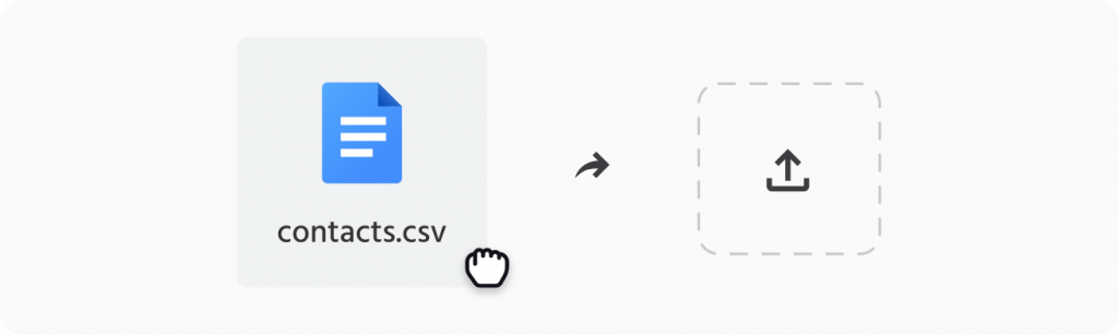 CSV file being uploaded into Mocean’s SMS Messaging Campaign dashboard in the Philippines for fast contact import and streamlined management.